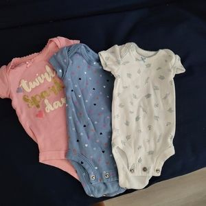 Preemie girl clothes from carters & gerber